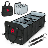 Andeman Collapsible Car SUV Organizer Trunk 1680D Storage Bag Folding Non-Slip Bag US