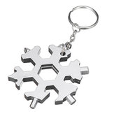 19 In 1 Multi-tool Portable Snowflake Shape Keychain مفتاح الربط Pocket Screwdrivers