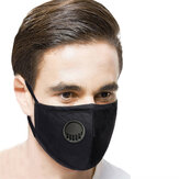 Maschera antipolvere traspirante elastica per ciclismo lavabile antinebbia protettiva filtro maschera.