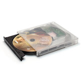 Unidade de CD/DVD/VCD externa transparente USB 3.0 Type-C gravadora/leitora para Mac Win System PC