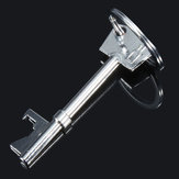 Кольцо бутылочного открывашки в форме ключа на цепочке для ключей из металла, инструмент для бара