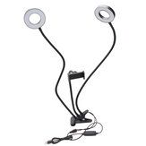 3 in 1 LED Ring Light Dimmable Lighting Kit Phone Selfie Tripod Stand for Mobile Phone Camera Live Broadcast