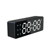 Бейки ZXL-B119 Wireless bluetooth Speaker Bass Subwoofer FM Radio TF Card Dual Alarm Clock 10W LED Mirror Soundbar with Mic