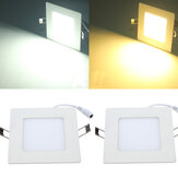8W Négyzetes mennyezeti panel Fehér/Meleghatású fehér LED fénymű AC 85~265V
