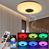 RGBW Lampa sufitowa z głośnikiem muzycznym Bluetooth APP + pilot do sterowania Lampa sufitowa do sypialni Smart