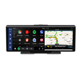 CP26-A 10 дюймов 2K+1080P автомобильная видеорегистратор Carplay Android AUTO WIFI bluetooth голосовое управление Time Laspe G-сенсор Навигация
