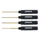 4PCS RJX 1.5mm 2.0mm 2.5mm 3.0mm Hex Screw Driver Tools Kit for RC Models Car Boat Airplane