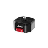 Ulanzi Claw Быстроразъемная миниатюрная пластина QR с винтом 1/4 дюйма Поддержка нагрузки 50кг для камер DSLR