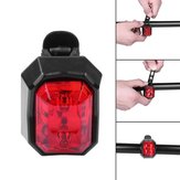 XANES TL20 LED Bike Bicycle Tail Light 3 Modes Safety Warning Rear Light Cycling Tail Light 