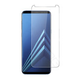 Protecteur d'écran en verre trempé à bords incurvés pour Samsung Galaxy A8 2018