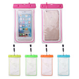 Universal Waterproof Fluorescent Under Water Pouch Case Cover For Under 6.2 inch Smartphone