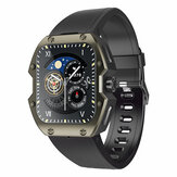 [75 Dagen Standby] Rogbid Mille 1.91 inch IPS 5ATM IP69K Waterdicht BT5.3 Hartslag Bloeddruk SpO2 Monitor Fitness Tracker Outdoor Robuuste Smart Watch