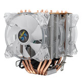 1/2/3 ventilateurs 4Pin 6 caloducs Colorful rétroéclairé CPU ventilateur de refroidissement radiateur pour Intel AMD