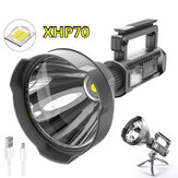 XANES XHP70 1500m Brightness LED Floodlight with Tripod 8000mAh USB Phone Power Bank Rechareable Poweful Searching Flashlight