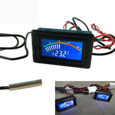 Termometr cyfrowy do pomiaru temperatury DC 5-25V z wyświetlaczem dla komputera, samochodu oraz wody w skali Celsjusza +1M sonda do samochodów