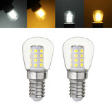 Lâmpada de milho de luz LED branca quente branca SMD2835 mini E14 3W para refrigerador AC220-240V