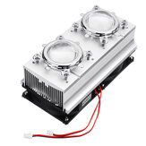 100W Hoog vermogen Heatsink Koeling met ventilatoren 44mm Lens + Reflector Beugel voor DIY LED Lamp