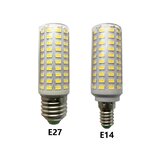 LED E27/E14 20W 110 diód LED 5730SMD Bez migotania Mała lampa z kukurydzy z aluminium
