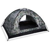 Outdoor  4 Persons Camping Tent Folding Double Layer UV Beach Sunshade Canopy