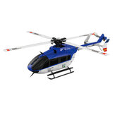 XK K124 Helicóptero RC Brushless EC145 6CH com Sistema 3D6G BNF