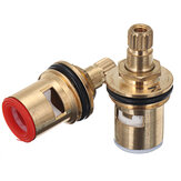 Kit de remplacement et de réparation de valves à disque céramique rotatives de 1/2 pouce pour robinets d'eau chaude et froide