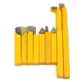 9本の8×8ミリメートルYW1超硬工具旋盤工具旋盤黄色