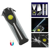 XANES® YD-38 COB P30 LED 3-w-1 Light Inspekcyjny do pracy awaryjnej + Moc Bank + Młotek bezpieczeństwa i tnący nożyk + ładowanie typu C