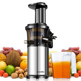 Máquina exprimidora de frutas y verduras de acero inoxidable Biolomix BJ200 de 200W y 40 RPM con prensa de tornillo lento