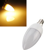 5XE14 2835 SMD 3W Warm White LED Candle Bulb Lamp AC 200-240V