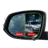 2 stuks auto achteruitkijkspiegel beschermende film Nano-coating regenbestendig anti-mist 175x200mm