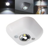 Lámpara de pared de gabinete con sensor de movimiento PIR inalámbrico mini luz nocturna alimentada por batería