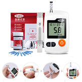Sinocare GA-3 Glucómetro Medidor de glucosa en sangre médico Monitor de azúcar en sangre Probador de diabetes con 50 tiras de prueba y agujas de lancetas