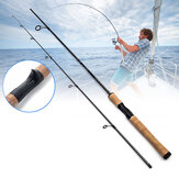 ZANLURE 1.8m 2 Section Fishing Rod Ultra Light Lure Spinning Fishing Pole Fishing Hunting