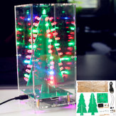 MP3 Fonksiyonlu Noel Ağacı Colorful RGB DIY LED Şeffaf Kapaklı Flash Kit
