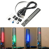 DIY Electronic LED Spectrum Display Kit de Treinamento Voice Control