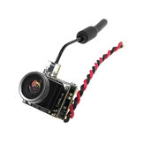 Caddx Beetle V1 5.8Ghz 48CH 25mW CMOS 800TVL Câmera FPV Mini AIO com luz LED de 170 graus para RC Drone