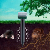 2 Stück wasserdichte Gartenmole Repellent Solar Ultraschall Maulwurf Schlange Vogel Mücke Maus Kontrolle Gartengeräte