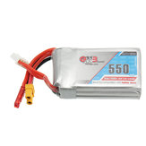 Gaoneng GNB 11.1V 550mAh 80/160C 3S Bateria Lipo JST/XT30 Plug para Eachine Lizard95 FPV Corrida