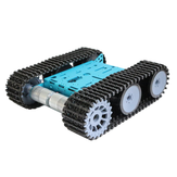 DIY умная радиоуправляемая роботизированная металлическая шасси с гусеничным танковым шасси и электродвигателем GM325-31