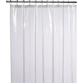 Não tóxico resistente ao meio ambiente Anti-bacteriano Eco-friendly PEVA 3G Liner Clear Shower Curtain