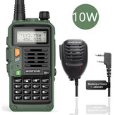 BAOFENG UV-S9 Plus Walkie Talkie Green Yellow Tri-Band 10W With USB Charger Powerful CB Radio Transceiver VHF UHF