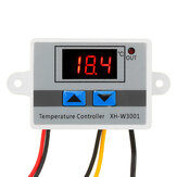 Controlador de Temperatura Digital para Microcomputador XH-W3001 Termostato Interruptor de Controle de Temperatura com Display