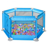 Kids Furniture Playpen Set Children Toys Swimming Pool Safety Barriers Babys Playground Ball Park with 20 Pcs Colorful Balls for 0-6 Years