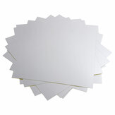 9 Pezzi 15×15cm Specchi Quadrati in Plastica, Piastrelle Specchio Autoadesive per Parete