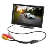 5 Inch Car Rear View Monitor Suction Stand Reverse Backup Camera TFT LCD 