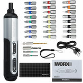 WORX WX240.1 3,6B 250 об/мин мини-электрический отвертка домашний инструмент для самостоятельного монтажа ручки со 26-ю битами