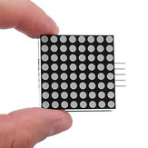Module d'affichage à matrice de points LED 8x8 sans soudure avec matrice LED rouge F5 et SPI OPEN-SMART pour Arduino - produits compatibles avec les cartes Arduino officielles