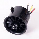 FMS 70mm 6S V2 12 bladen geleide ventilator EDF-eenheid met 2860 1850KV borstelloze inrunner motor voor RC-tweedekker