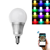 Milight E14 5W RGB+CCT Bombilla LED inteligente regulable con control WiFi y aplicación para teléfono, luz global, AC85-265V