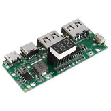 Kit Power Bank USB Quick Charge 3.0 com placa de circuito de fonte de energia Li-ion PD3.0, módulo de reforço de saída 5V 9V 12V.